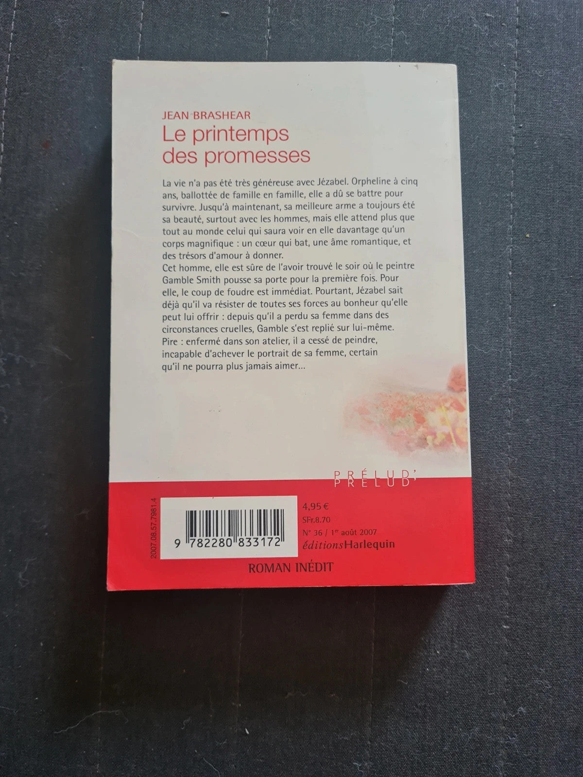 Le printemps des promesses, Brashear Jean 36