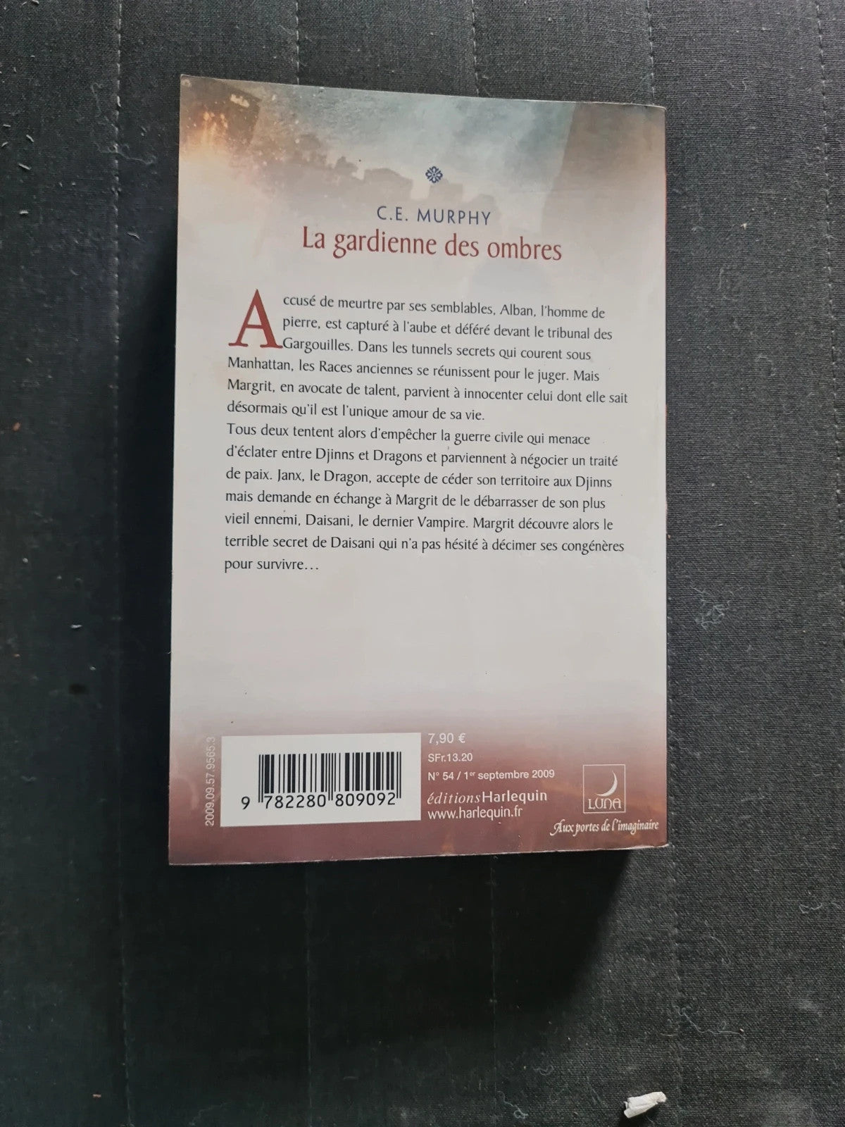 La gardienne des ombres, C-E Murphy, Fabrice Canepa