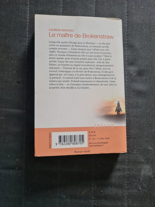 Le maître de Brokenstraw, Lauren Nichols, Muriel Valenta