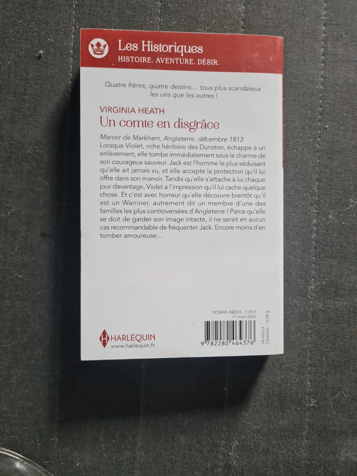 Un Comte En Disgrâce - Heath Virginia