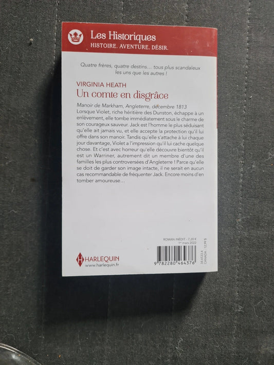 Un Comte En Disgrâce - Heath Virginia