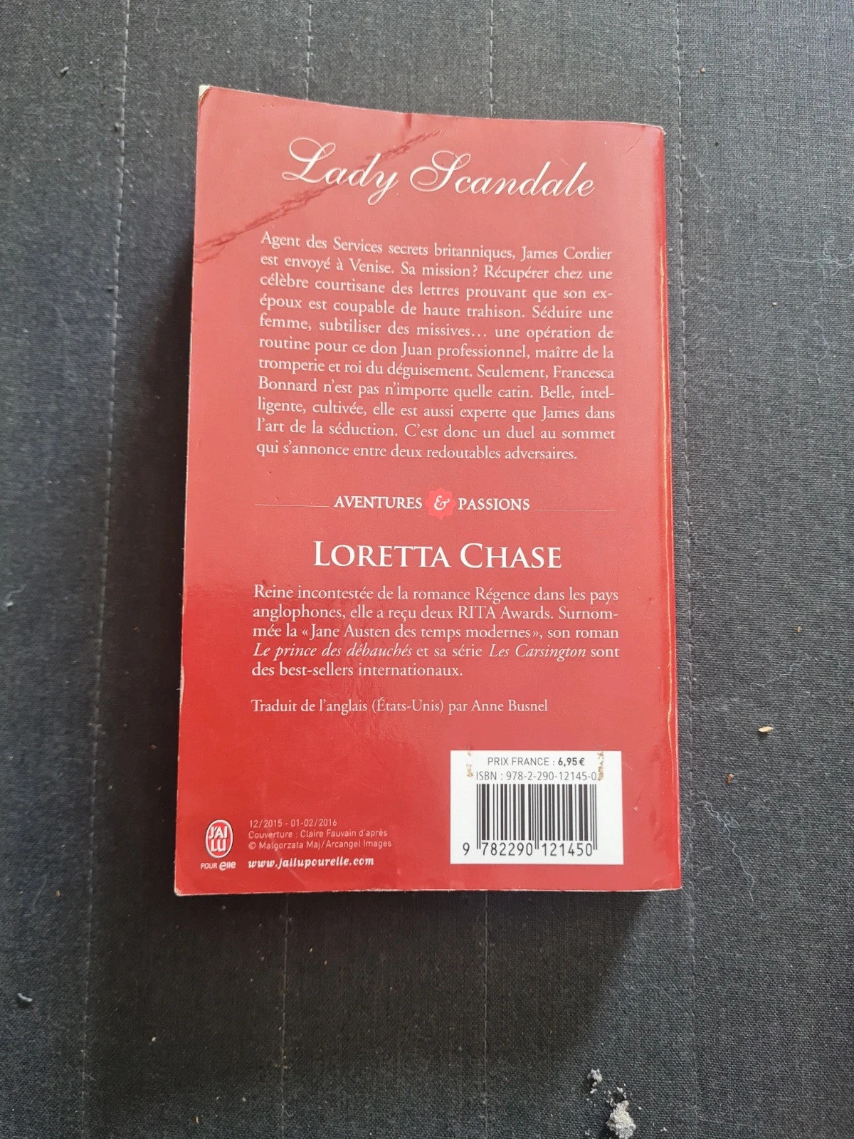 Lady Scandale, Loretta Chase, Anne Busnel