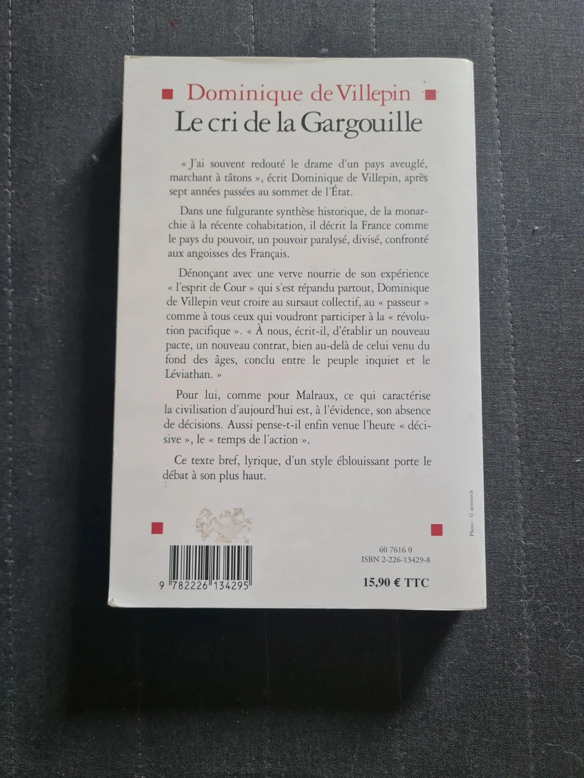 Le Cri De La Gargouille - Dominique de Villepin