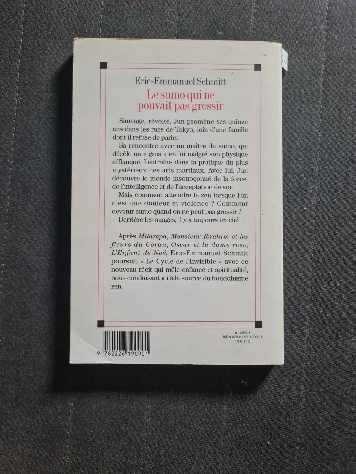 Le Sumo Qui Ne Pouvait Pas Grossir - Eric-Emmanuel Schmitt