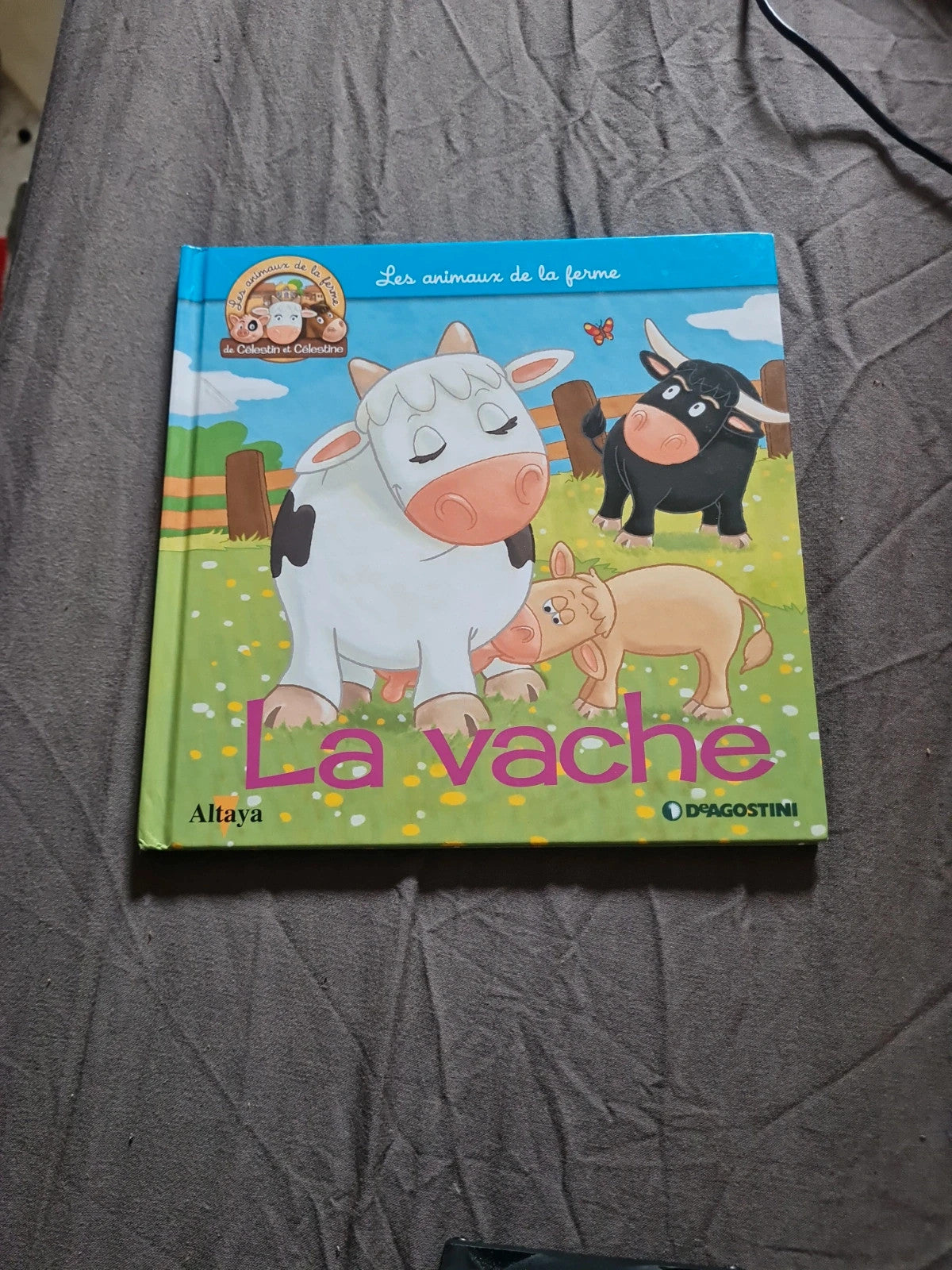 Les animaux de la ferme , la vache , Altaya