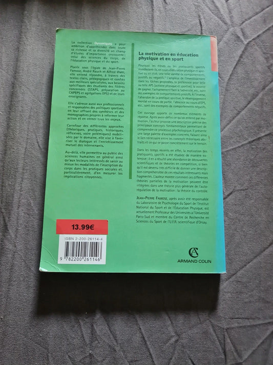 La Motivation En Éducation Physique Et En Sport - Jean-Pierre Famose - Armand Colin
