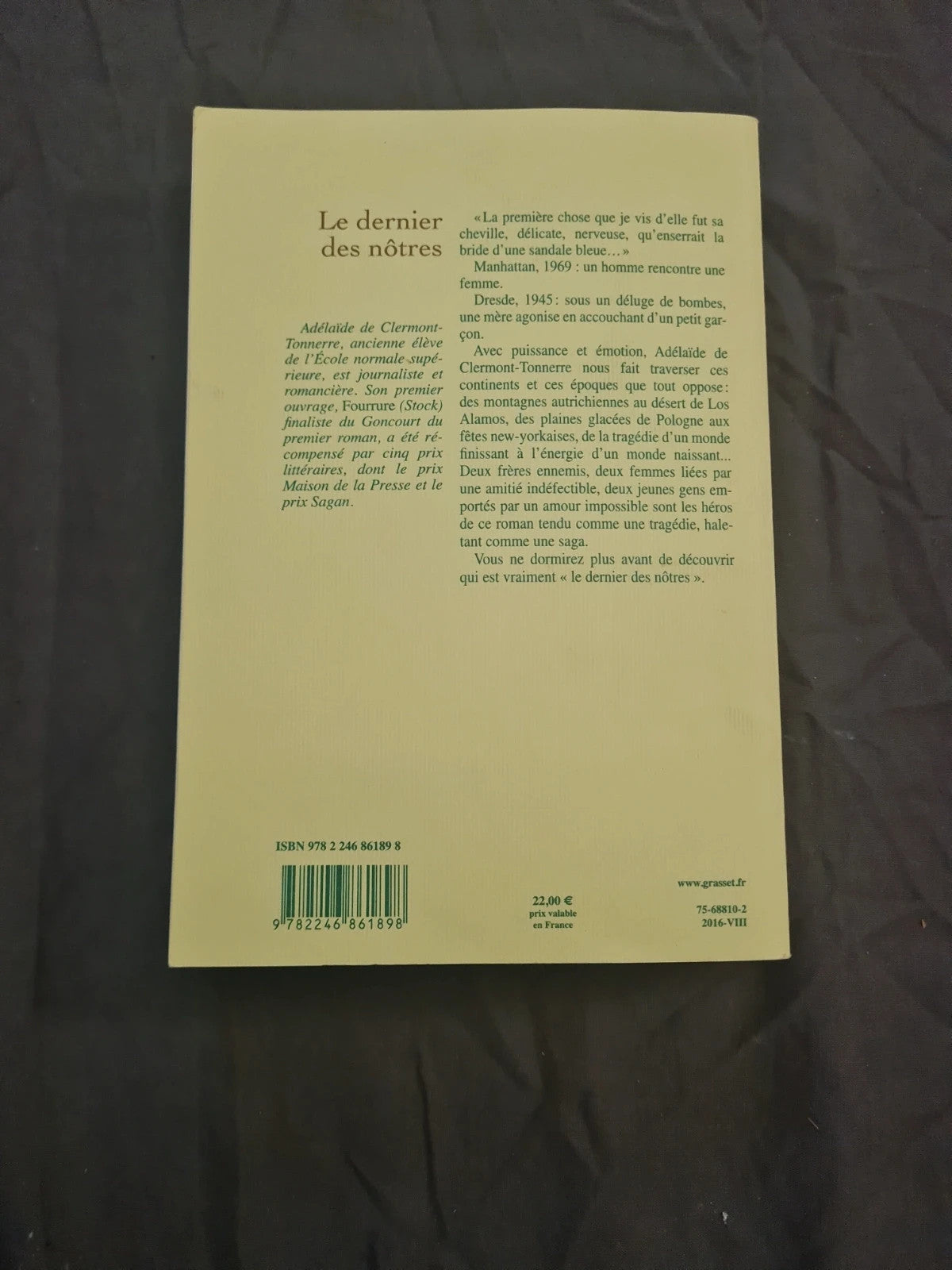 Le dernier des nôtres
Adélaïde De Clermont-Tonnerre