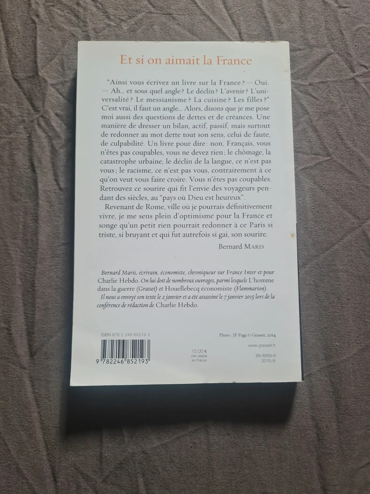 Gebraucht – Et Si On Aimait La France – Bernard Maris
