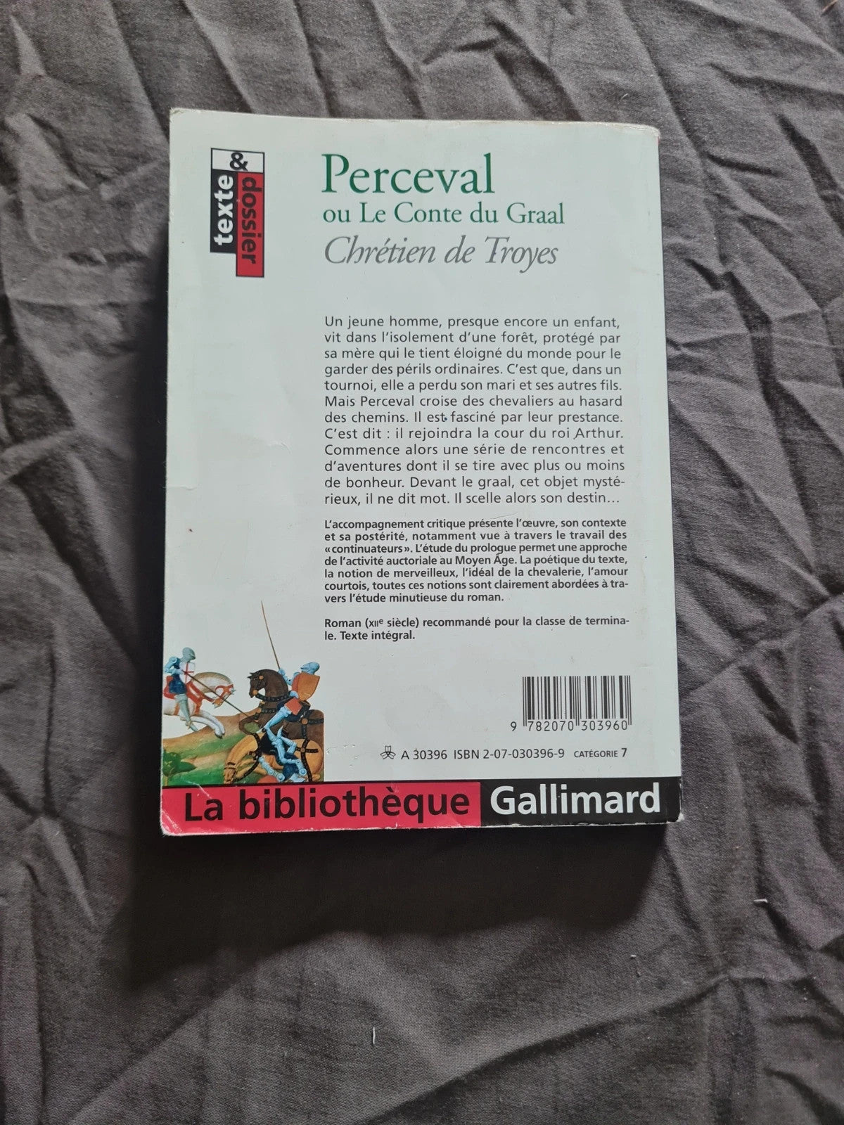 Perceval ou Le Conte du Graal, Chrétien de Troyes, Daniel Poirion