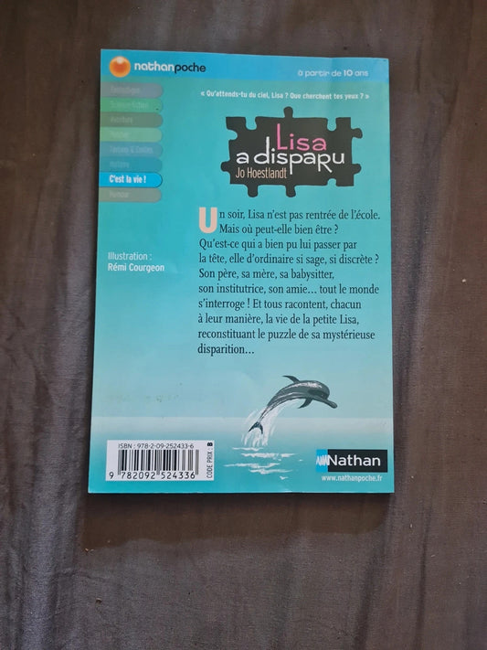 Lisa à disparu,  Jo Hoestlandt