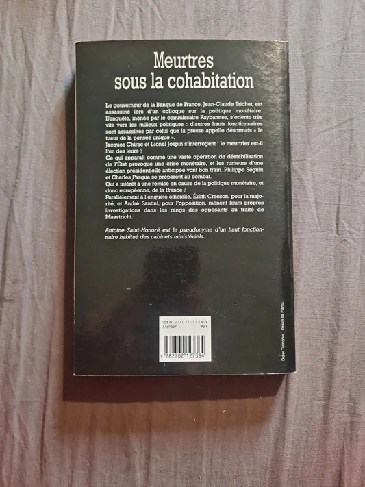 Meurtres sous la cohabitation , Antoine Saint Honoré