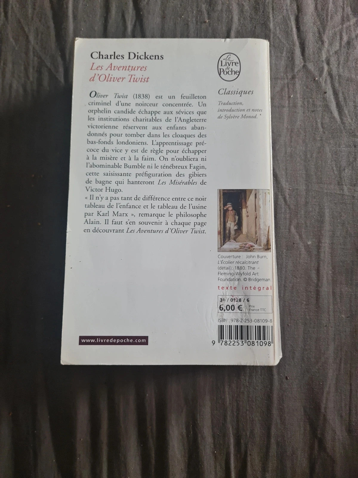 Les aventures d'olivier Twist , Charles Dickens