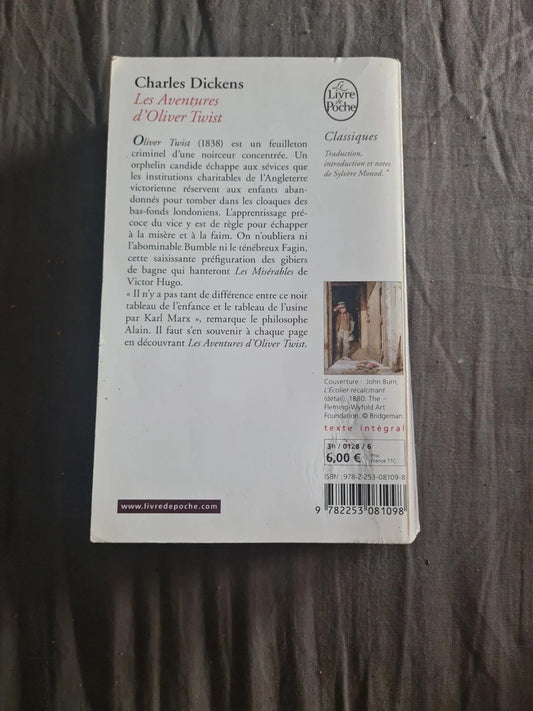 Les aventures d'olivier Twist , Charles Dickens