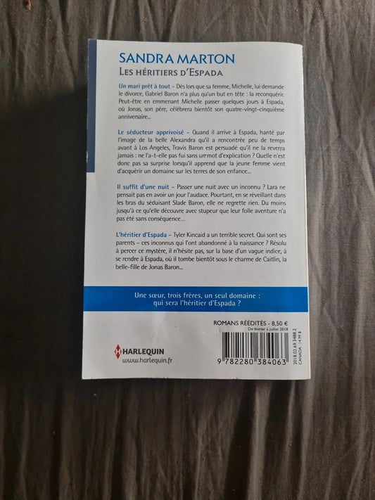 Les Héritiers d'Espada , Sandra Marton
