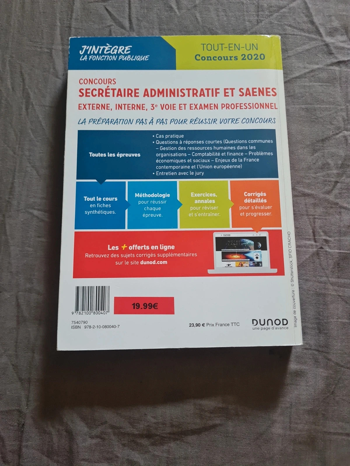 Concours secrétaire administratif et scènes