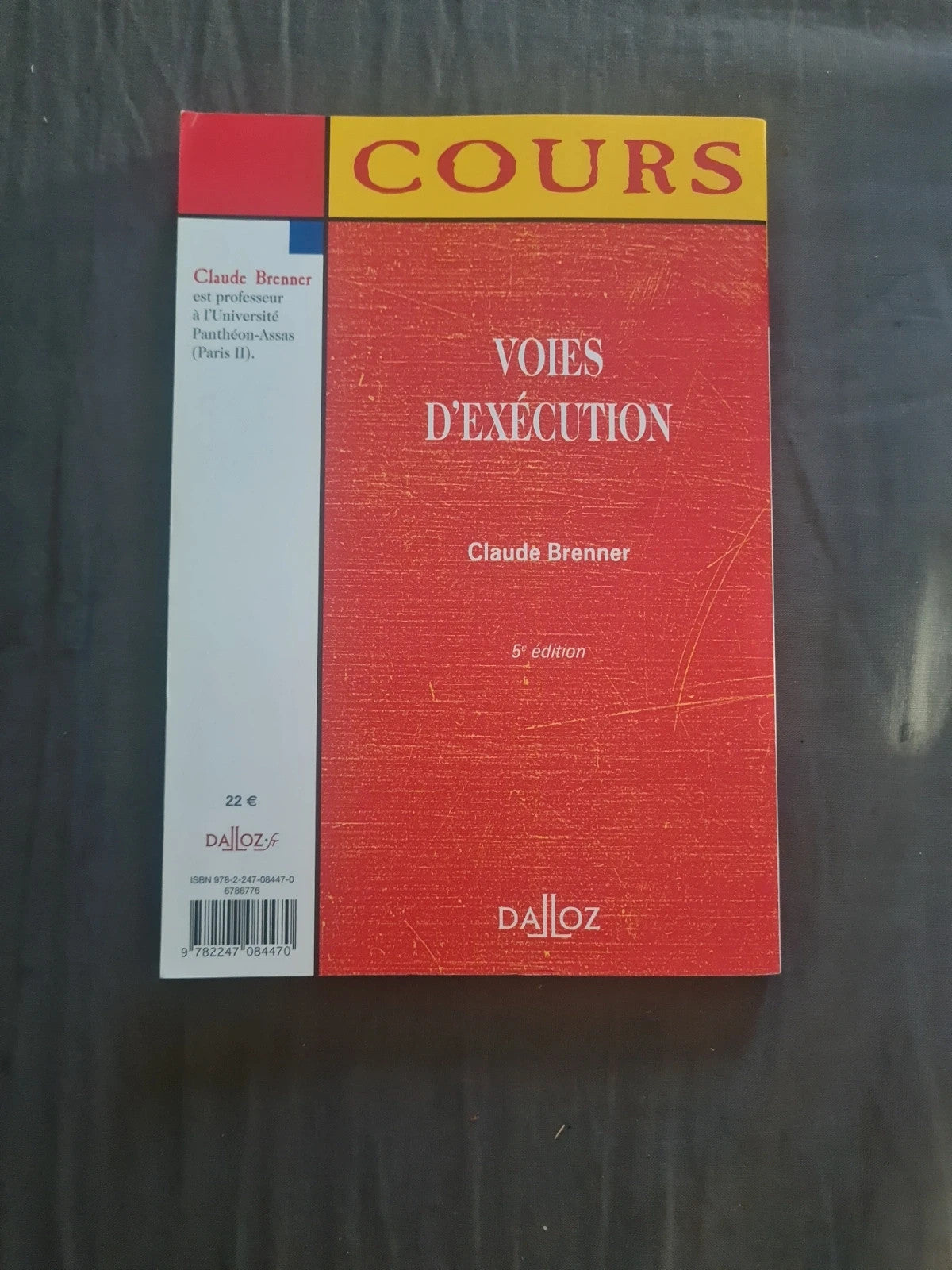 Voies d'exécution,  Claude Brenner , 5ème édition
