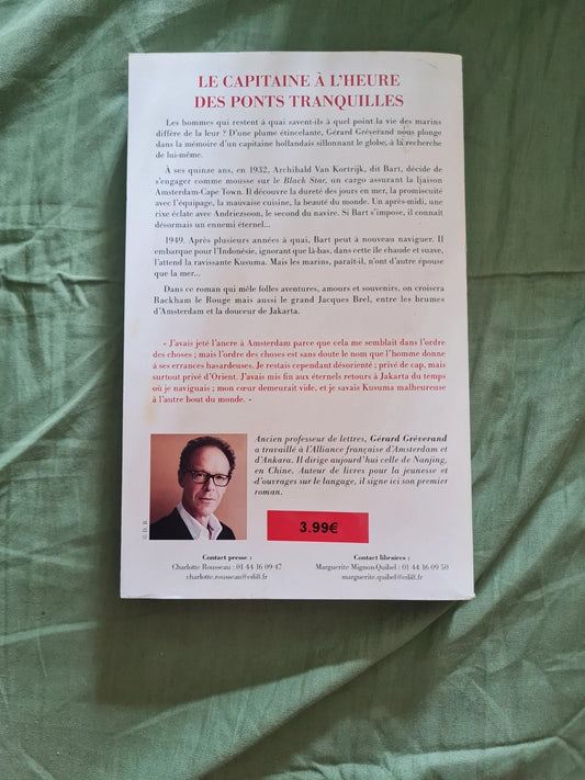 Le capitaine à l'heure des ponts tranquilles , Gérard Greverand