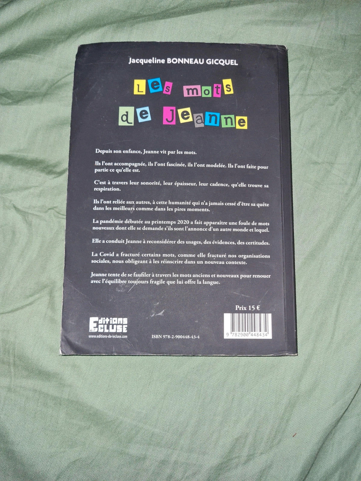 Les mots de Jeanne,  Jacqueline Bonneau Gicquel