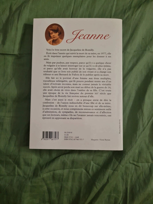 Jeanne , Jacqueline de Romilly