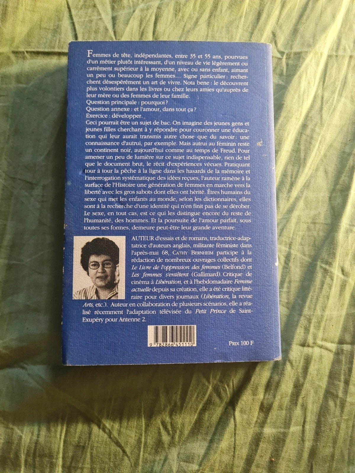 L'amour presque parfait,  Cathy Bernheim