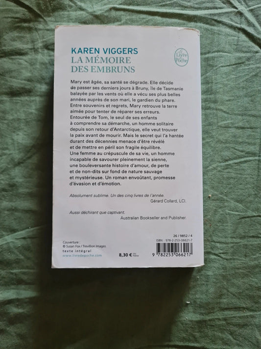La mémoire des embruns , Karen Viggers