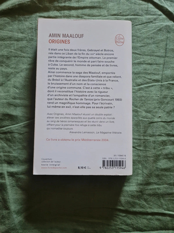 Origine , Amin Maalouf