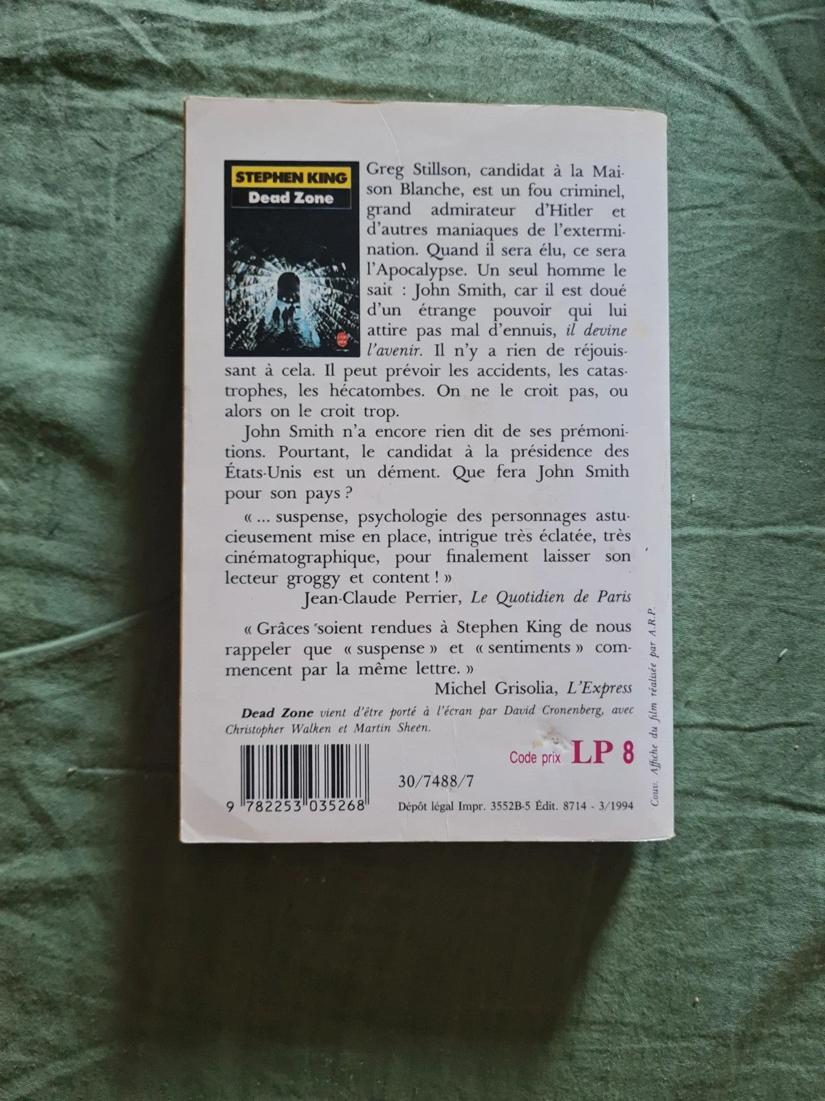 Dead Zone , Stephen King