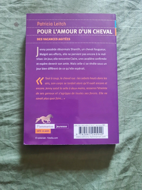 Pour l'amour d'un cheval,  des vacances agité,  Patricia Leitch