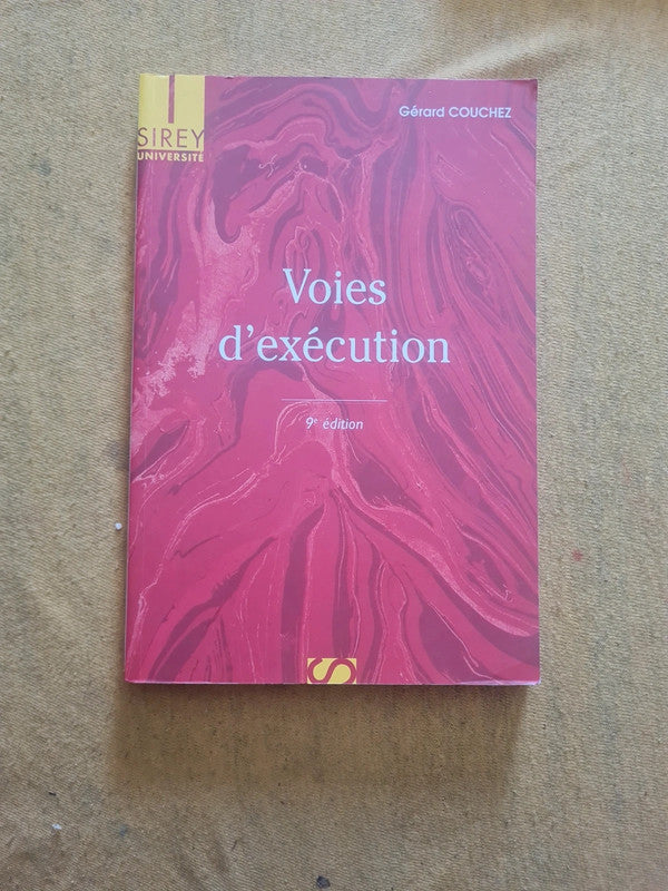 Voies d'exécution 9ème édition,  Gérard Couchez