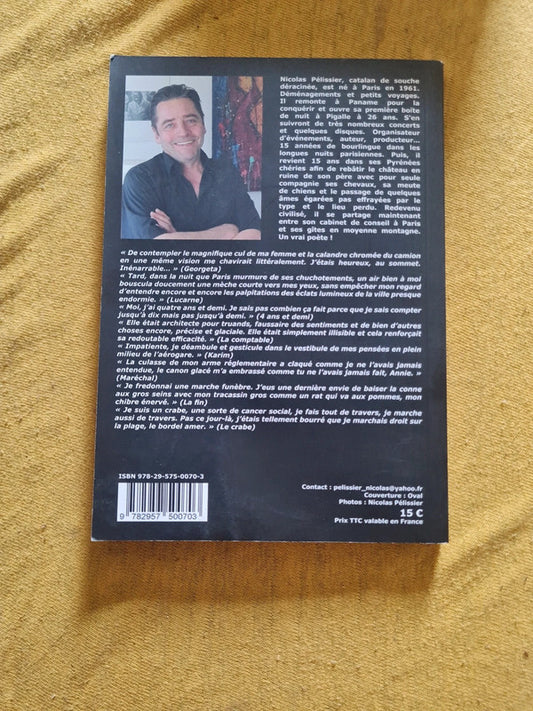 Morts dorées, Recueil de 50 nouvelles, Nicolas Pelissier