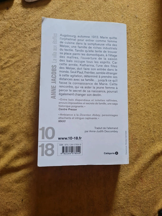 La villa aux étoffes, Anne Jacobs