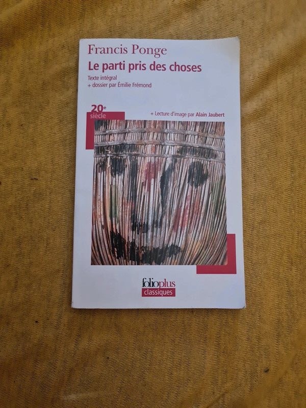 Le parti pris des choses, Francis Page