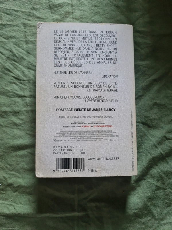 Le Dahlia Noir, James Ellroy