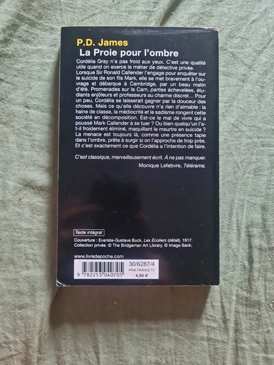 La Proie pour l'ombre,  P.D. James