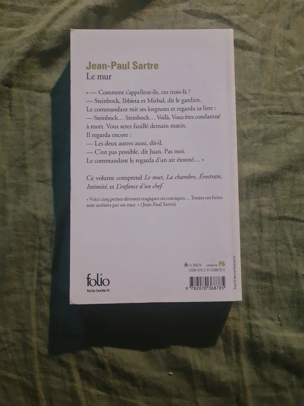 Le mur , Jean Paul Sartre