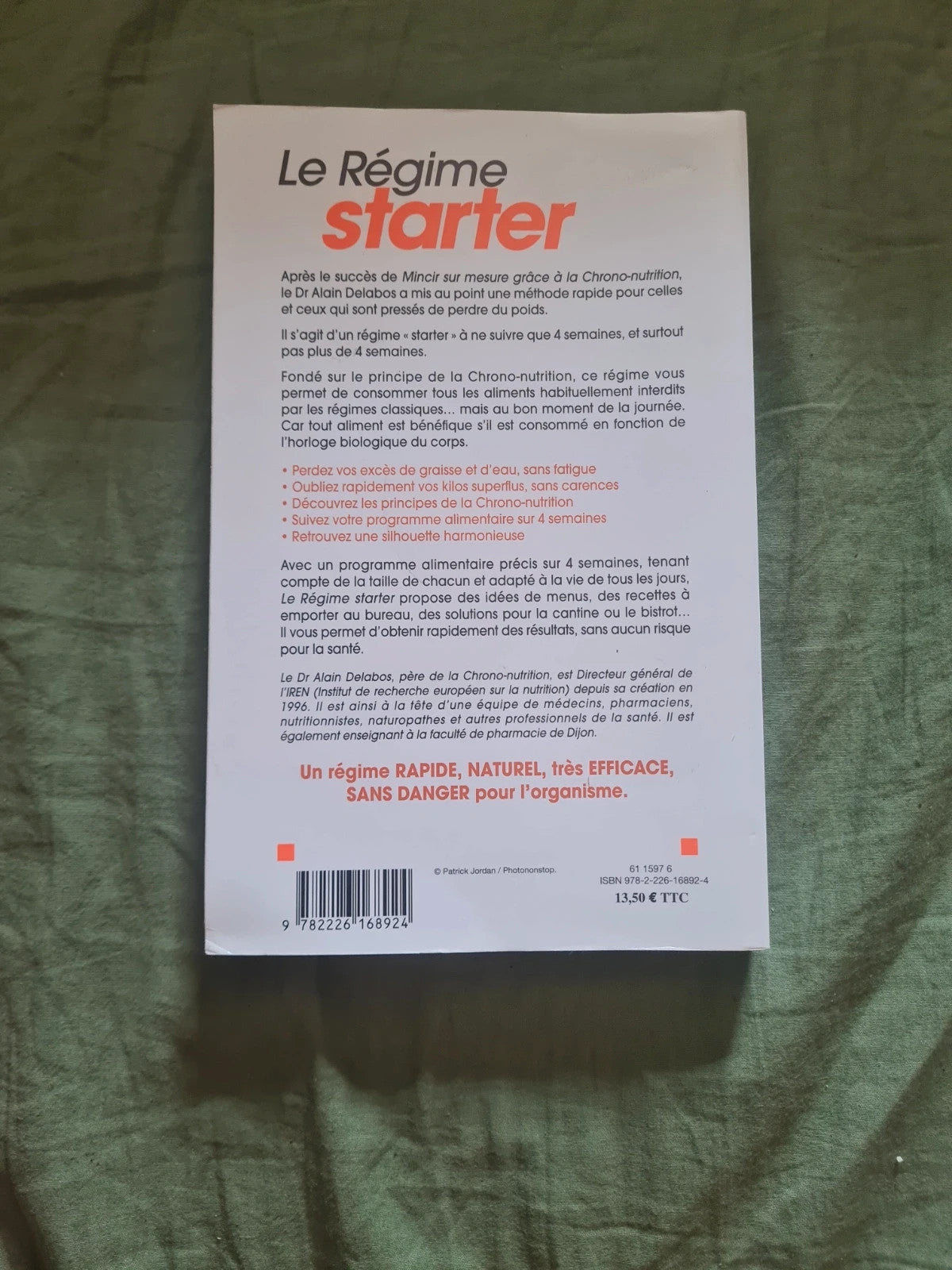 Le régime starter, Dr Alain Delabos