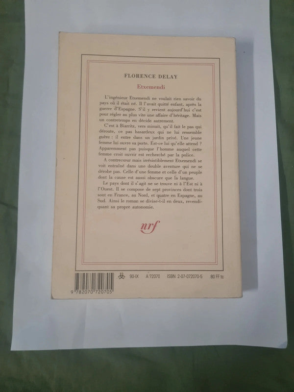 Etxemendi , Florence Delay