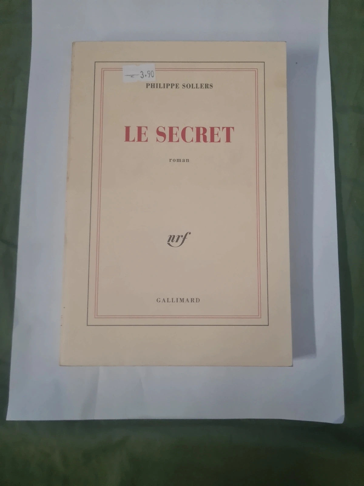 Le secret , Philippe Sollers