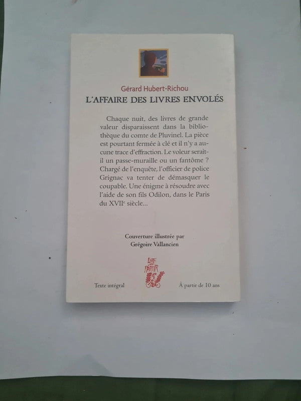L'affaire des livres envolés , Gérard Hubert Richou
