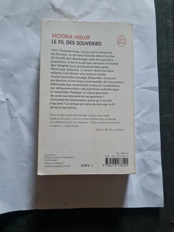 Le fil des souvenirs, Victoria Hislop