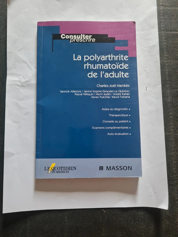 la polyarthrite rhumatoïde de l'adulte , Charles Joël Menkes