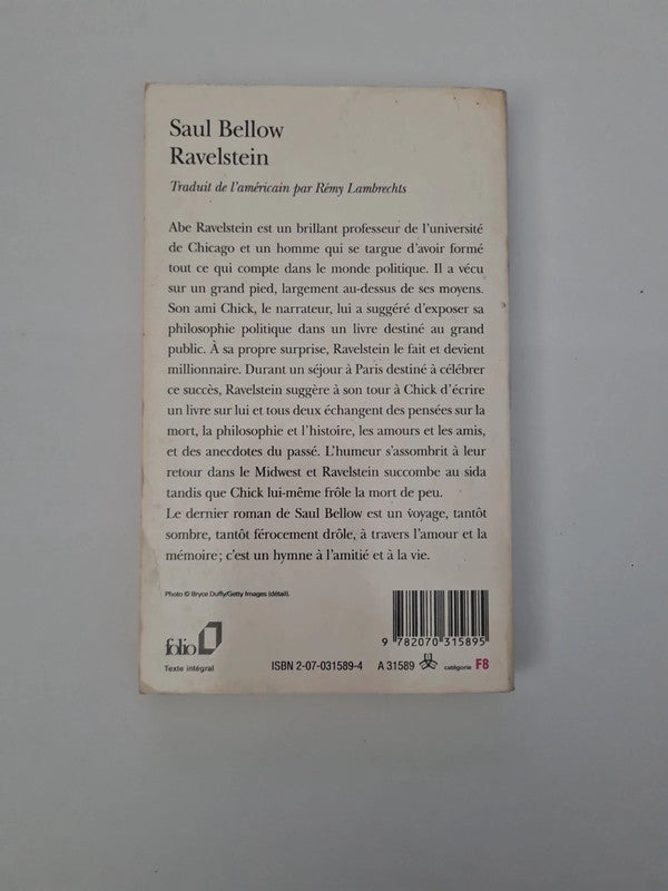 Ravelstein , Saul Bellow