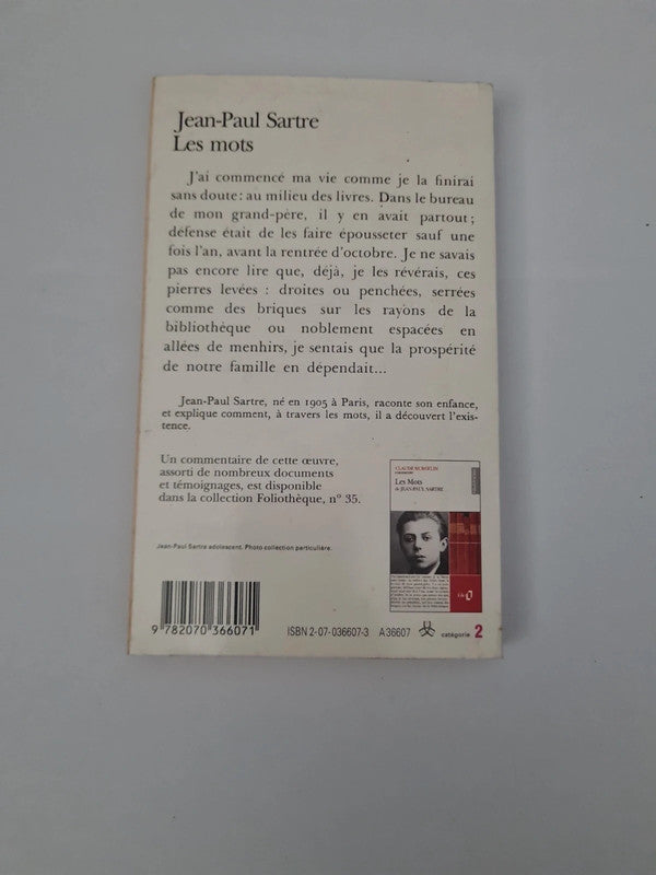 Les mots , Jean Paul Sartre