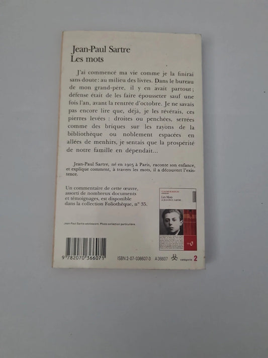 Les mots , Jean Paul Sartre