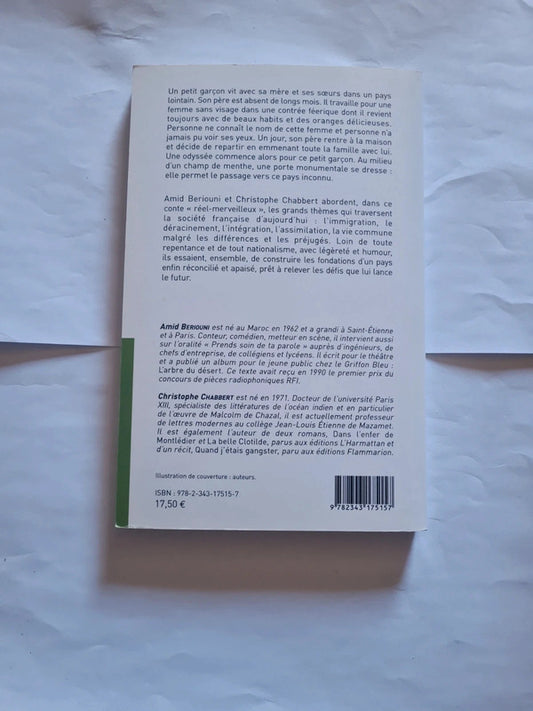 La dame du champ de menthe , Amid Beriouni , Christophe Chabbert