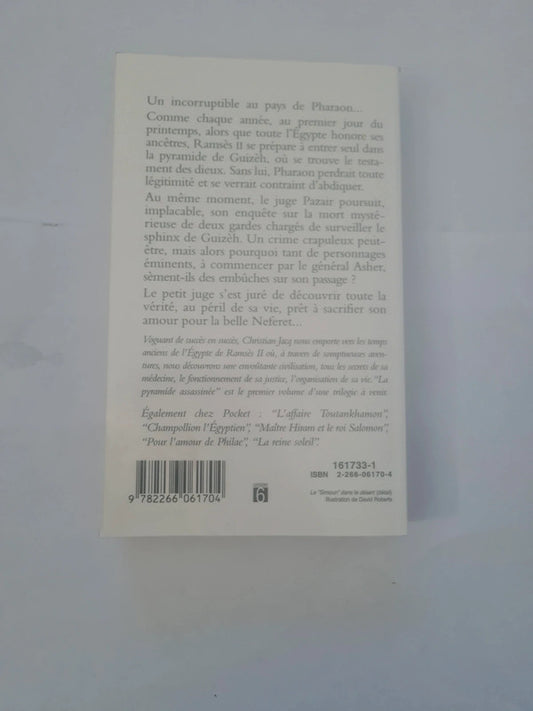 La pyramide assassinée,  Christian Jacq