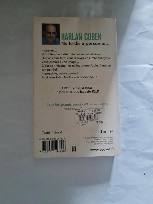 Ne le dis à personne,  Harlan Coben