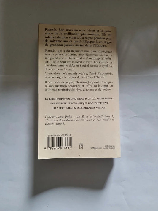Ramses 4 la dame d'aboutir Simbel , Christian Jacq