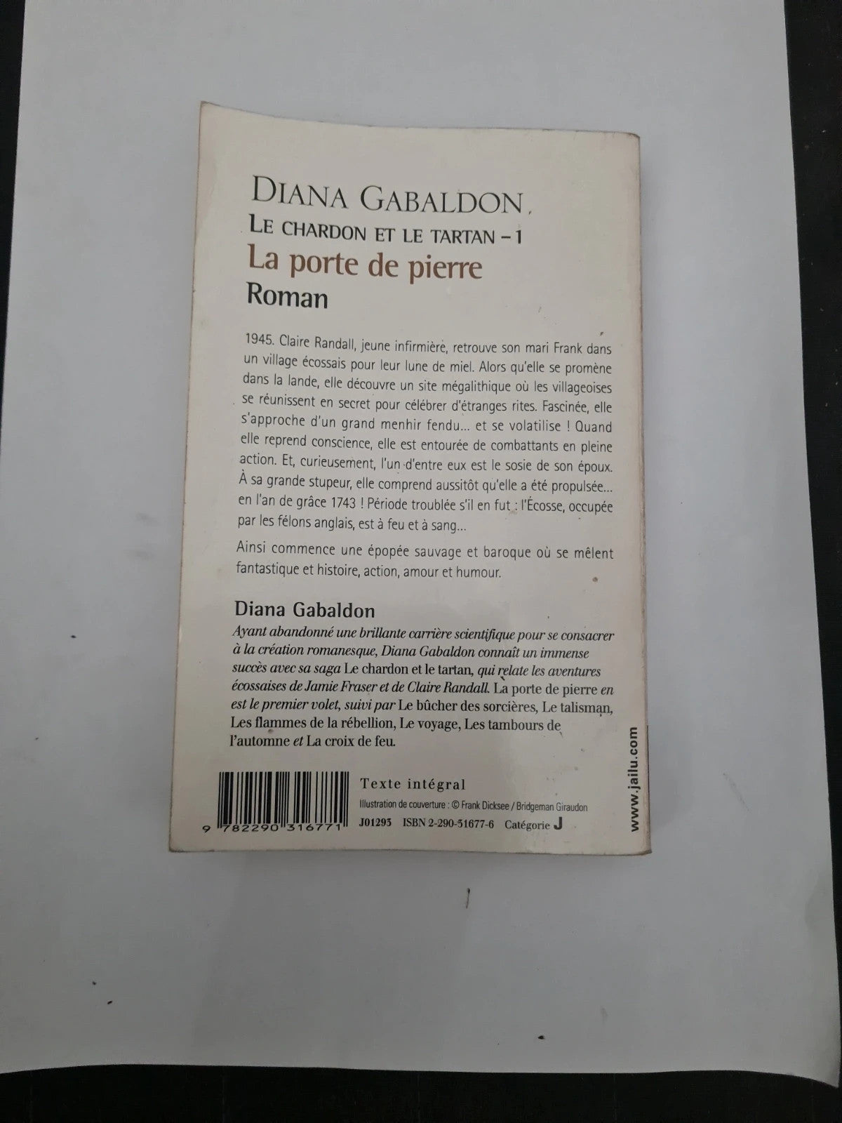 Le chardon et le tartan T1 la porte de pierre, Diana Gabaldon