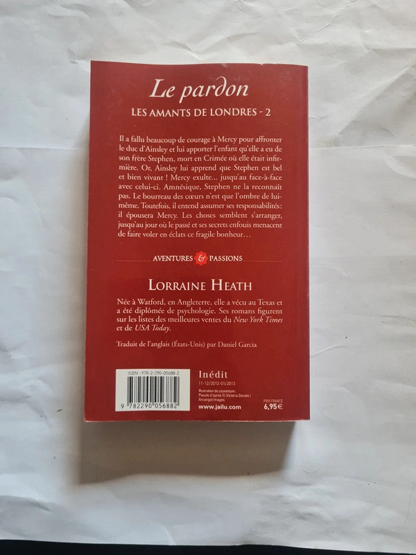 Les amants de Londres T2 le Pardon , Lorraine Heath